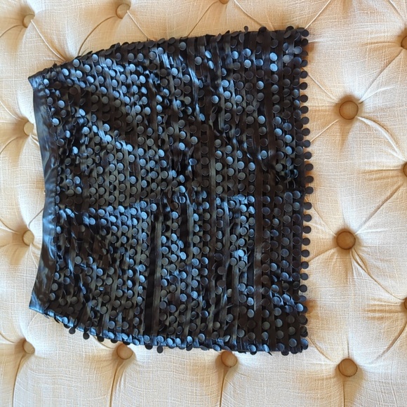 Faux Leather Skirt - Picture 3 of 7